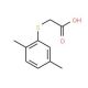 (2,5-Dimethyl-phenylsulfanyl)-acetic acid (CAS 15310-87-9) - chemical structure image