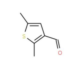 2,5-Dimethyl-thiophene-3-carbaldehyde (CAS 26421-44-3) - chemical structure image