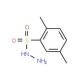 2,5-dimethylbenzenesulfonohydrazide (CAS 38045-54-4) - chemical structure image