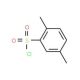 2,5-Dimethylbenzenesulfonyl chloride (CAS 19040-62-1) - chemical structure image