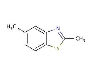 2,5-Dimethylbenzothiazole (CAS 95-26-1) - chemical structure image