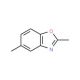 2,5-Dimethylbenzoxazole (CAS 5676-58-4) - chemical structure image