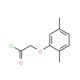 (2,5-dimethylphenoxy)acetyl chloride - chemical structure image