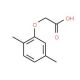 2,5-Dimethylphenoxyacetic acid (CAS 7356-41-4) - chemical structure image