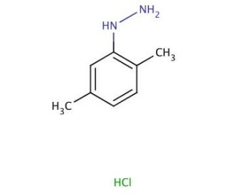 2,5-Dimethylphenylhydrazine hydrochloride (CAS 56737-78-1) - chemical structure image