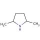 2,5-Dimethylpyrrolidine, mixture of cis and trans (CAS 3378-71-0) - chemical structure image