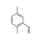 Struttura molecolare di 2,5-Dimethylstyrene, Numero CAS: 2039-89-6 2,5-Dimethylstyrene (CAS 2039-89-6) - chemical structure image