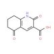 2,5-dioxo-1,2,5,6,7,8-hexahydroquinoline-3-carboxylic acid (CAS 106551-76-2) - chemical structure image