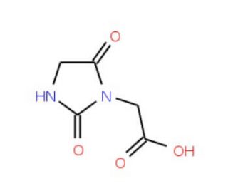 (2,5-dioxoimidazolidin-1-yl)acetic acid (CAS 80258-94-2) - chemical structure image