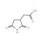 (2,5-Dioxopyrrolidin-3-yl)acetic acid - chemical structure image