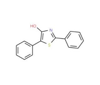 2,5-Diphenyl-1,3-thiazol-4-ol (CAS 59484-42-3) - chemical structure image