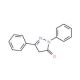 2,5-Diphenyl-2,4-dihydro-pyrazol-3-one (CAS 4845-49-2) - chemical structure image