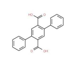 2,5-Diphenylbenzene-1,4-dicarboxylic acid (CAS 13962-92-0) - chemical structure image