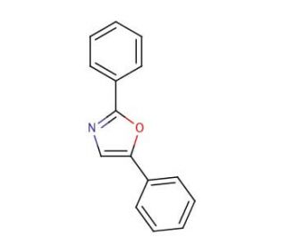2,5-Diphenyloxazole (CAS 92-71-7) - chemical structure image
