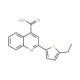 2-(5-Ethylthien-2-yl)quinoline-4-carboxylic acid - chemical structure image