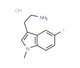 2-(5-Fluoro-1-methyl-1H-indol-3-yl)-ethylamine hydrochloride - chemical structure image
