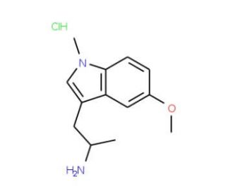 2-(5-Methoxy-1-methyl-1H-indol-3-yl)-1-methyl-ethylamine hydrochloride - chemical structure image