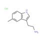 2-(5-Methyl-1H-indol-3-yl)ethanamine hydrochloride (CAS 55795-89-6) - chemical structure image