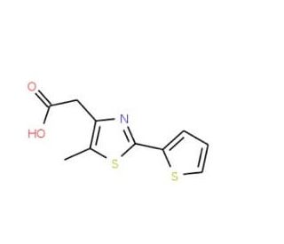 2-[5-Methyl-2-(2-thienyl)-1,3-thiazol-4-yl]-acetic acid - chemical structure image