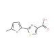 2-(5-methyl-2-furyl)-1,3-thiazole-4-carboxylic acid - chemical structure image