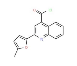 2-(5-methyl-2-furyl)quinoline-4-carbonyl chloride - chemical structure image