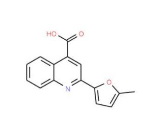 2-(5-Methyl-furan-2-yl)-quinoline-4-carboxylic acid - chemical structure image