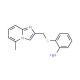 2-(5-Methyl-imidazo[1,2-a]pyridin-2-ylmethylsulfanyl)-phenylamine - chemical structure image