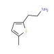 2-(5-Methyl-thiophen-2-yl)-ethylamine (CAS 30433-92-2) - chemical structure image