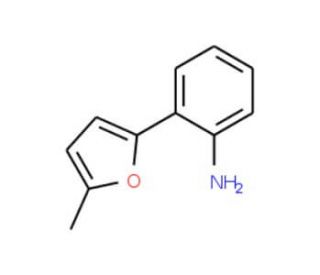 2-(5-Methylfuran-2-yl)phenylamine (CAS 400750-84-7) - chemical structure image