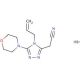 2-[5-(morpholin-4-yl)-4-(prop-2-en-1-yl)-4H-1,2,4-triazol-3-yl]acetonitrile hydrobromide - chemical structure image