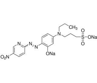2-(5-Nitro-2-pyridylazo)-5-(N-propyl-N-sulfopropylamino)phenol disodium salt (CAS 115408-94-1) - chemical structure image
