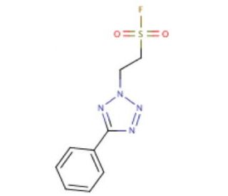 2-(5-phenyl-2H-tetrazol-2-yl)ethanesulfonyl fluoride (CAS 775314-84-6) - chemical structure image