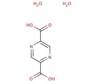 2,5-Pyrazinedicarboxylic acid dihydrate (CAS 205692-63-3) - chemical structure image