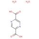 2,5-Pyrazinedicarboxylic acid dihydrate (CAS 205692-63-3) - chemical structure image