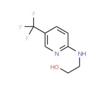 2-{[5-(trifluoromethyl)pyridin-2-yl]amino}ethanol (CAS 874630-03-2) - chemical structure image