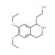 2-(6,7-Diethoxy-1,2,3,4-tetrahydro-isoquinolin-1-yl)-ethanol (CAS 955314-83-7) - chemical structure image