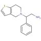 2-(6,7-dihydrothieno[3,2-c]pyridin-5(4H)-yl)-2-phenylethanamine - chemical structure image