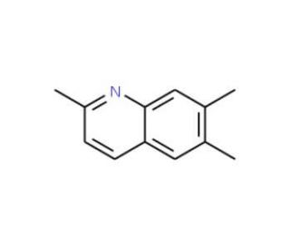 2,6,7-Trimethylquinoline (CAS 72681-37-9) - chemical structure image