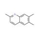 2,6,7-Trimethylquinoline (CAS 72681-37-9) - chemical structure image