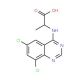2-(6,8-Dichloro-quinazolin-4-ylamino)-propionic acid - chemical structure image