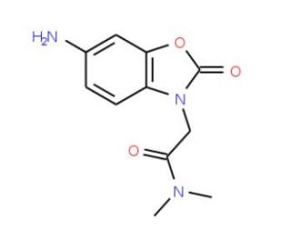 2-(6-Amino-2-oxo-benzooxazol-3-yl)-N,N-dimethyl-acetamide - chemical structure image