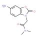 2-(6-Amino-2-oxo-benzooxazol-3-yl)-N,N-dimethyl-acetamide - chemical structure image