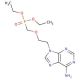 [[2-(6-Amino-9H-purin-9-yl)ethoxy]methyl]phosphonic acid diethyl ester (CAS 116384-53-3) - chemical structure image