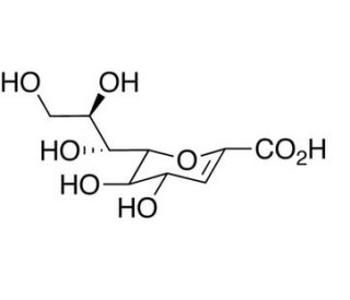 2,6-Anhydro-3-deoxy-D-glycero-D-galacto-non-2-enoic Acid (CAS 188854-96-8) - chemical structure image