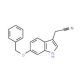 2-(6-Benzyloxyindolyl)acetonitrile (CAS 57765-24-9) - chemical structure image