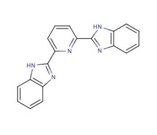 2,6-Bis(2-benzimidazolyl)pyridine (CAS 28020-73-7) - chemical structure image