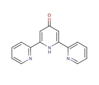2,6-Bis(2-pyridyl)-4(1H)-pyridone (CAS 128143-88-4) - chemical structure image