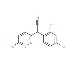 2-(6-Chloro-3-pyridazinyl)-2-(2,4-dichlorophenyl)-acetonitrile - chemical structure image