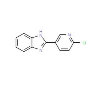 2-(6-chloropyridin-3-yl)-1H-benzimidazole - chemical structure image