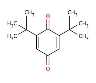 2,6-Di-tert-butyl-1,4-benzoquinone (CAS 719-22-2) - chemical structure image